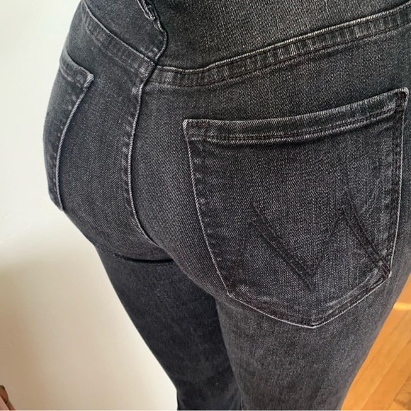 Mother denim jeans size 27” high waist, denim black - Picture 2 of 9